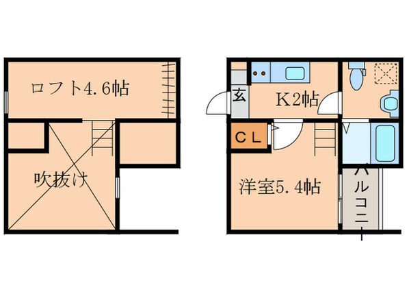 ＡＬＬＵＲＥ　358の物件間取画像